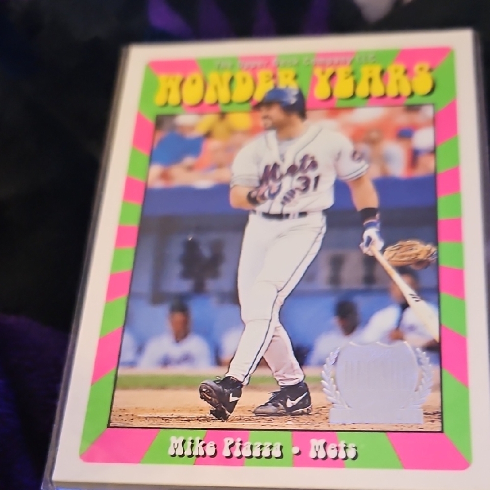 Colorful Baseball Card Display Frame